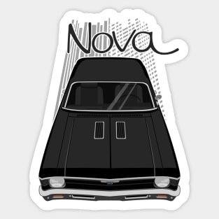 Chevrolet Nova 1969 - 1972 - black Sticker